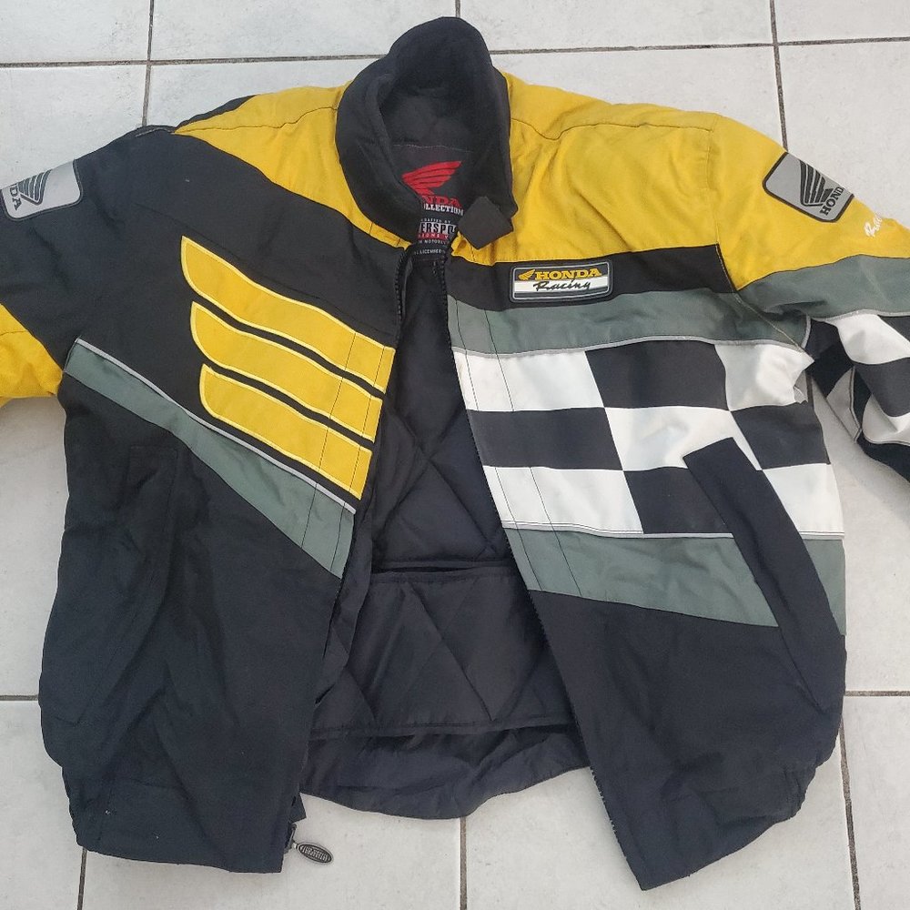 Honda racing motorcycle jacket vintage